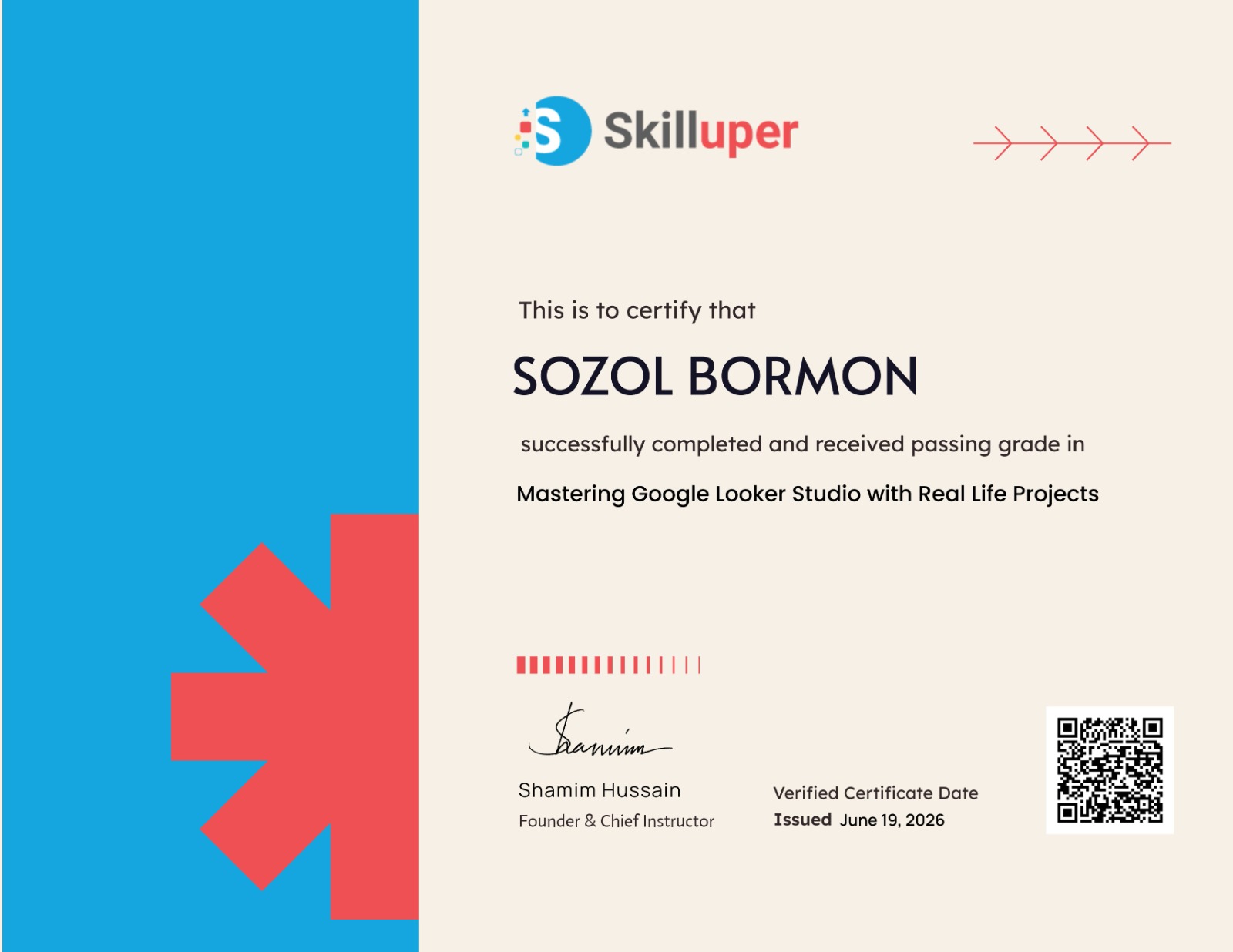 Google Ads Display Certification of Freelancer Sozol